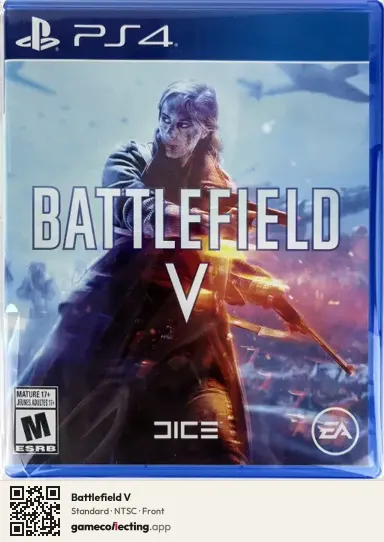 Battlefield V PlayStation 4, NTSC box front