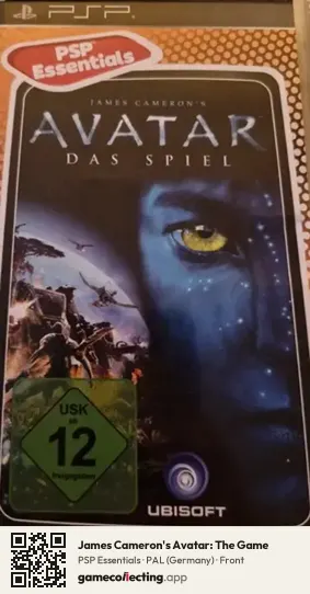 James Cameron's Avatar: The Game PlayStation Portable, Germany box front