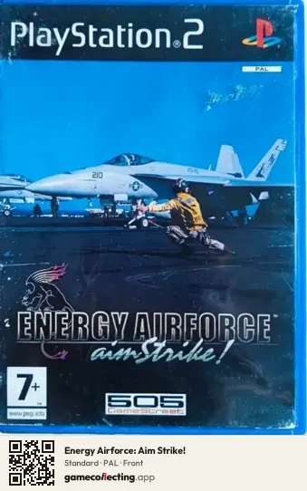 Energy Airforce: Aim Strike! PlayStation 2, PAL box front