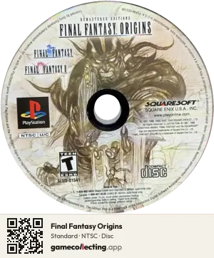 Final Fantasy Origins PlayStation, NTSC disc