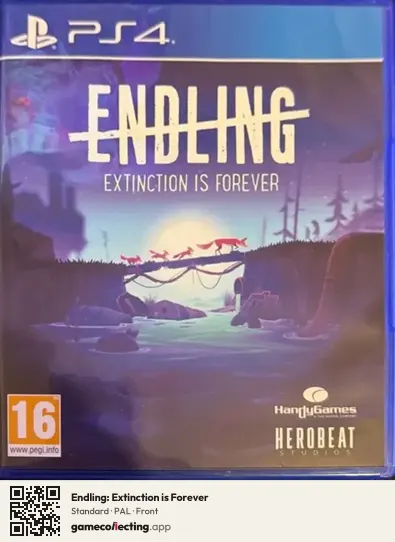 Endling: Extinction is Forever PlayStation 4, PAL box front