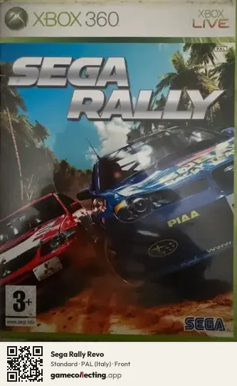 Sega Rally Revo Xbox 360, Italy box front