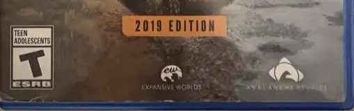 theHunter: Call of the Wild, the ESRB box on its front