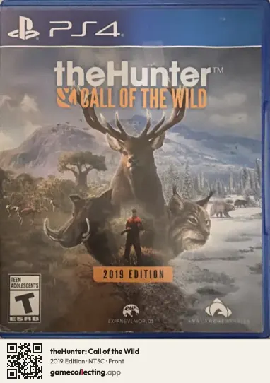 theHunter: Call of the Wild PlayStation 4, NTSC box front