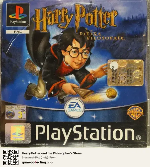 Harry Potter and the Philosopher's Stone PlayStation, Italy box front