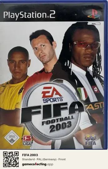 FIFA 2003 PlayStation 2, Germany box front