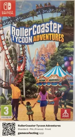 RollerCoaster Tycoon Adventures Nintendo Switch, France box front