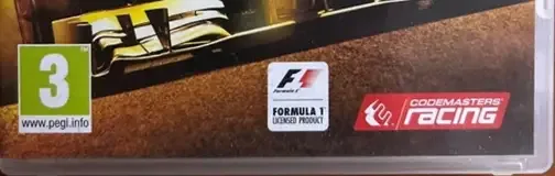 F1 2014, the PEGI square on its front