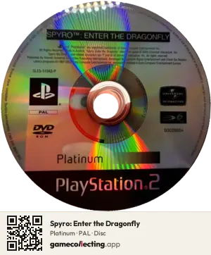 Spyro: Enter the Dragonfly PlayStation 2, PAL disc
