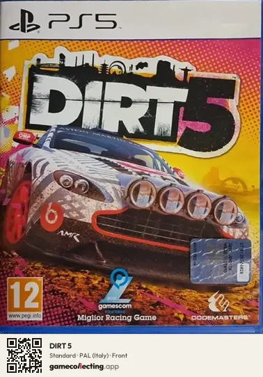 DIRT 5 PlayStation 5, Italy box front