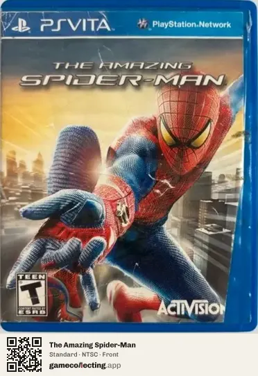 The Amazing Spider-Man PlayStation Vita, NTSC box front