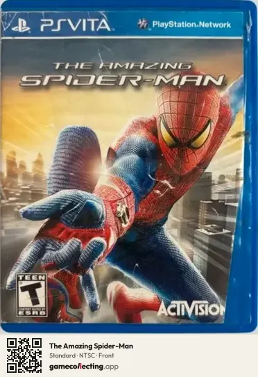 The Amazing Spider-Man PlayStation Vita, NTSC box front