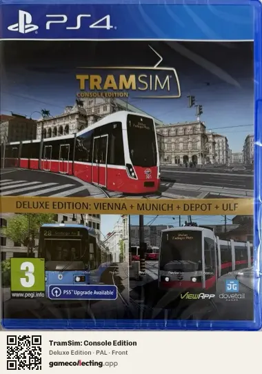 TramSim: Console Edition PlayStation 4, PAL box front