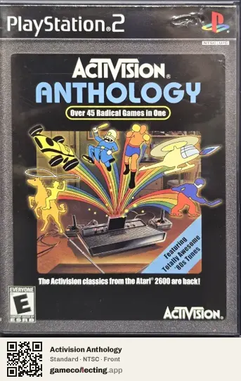 Activision Anthology PlayStation 2, NTSC box front