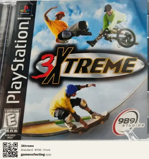 3Xtreme PlayStation, NTSC box front