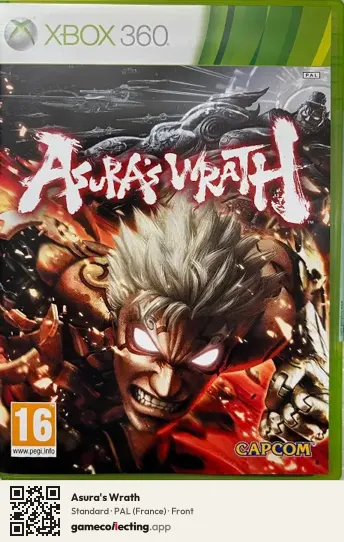 Asura's Wrath Xbox 360, France box front