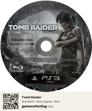 Tomb Raider PlayStation 3, Asia disc