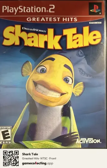 Shark Tale PlayStation 2, NTSC box front
