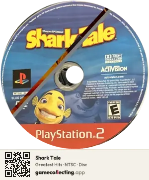 Shark Tale PlayStation 2, NTSC disc