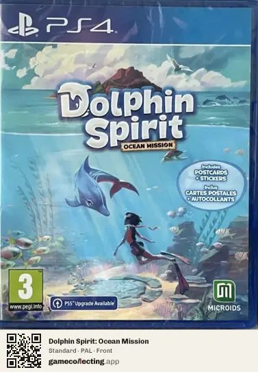 Dolphin Spirit: Ocean Mission PlayStation 4, PAL box front