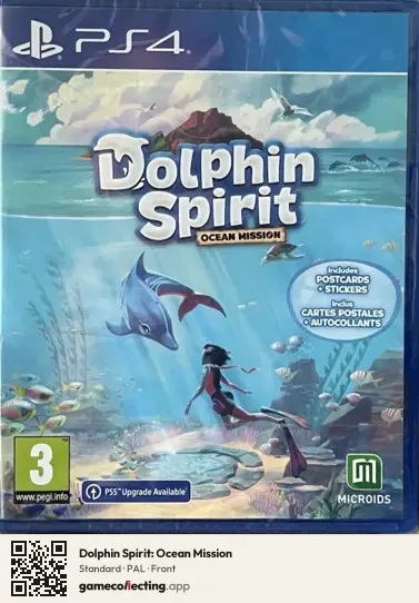 Dolphin Spirit: Ocean Mission PlayStation 4, PAL box front