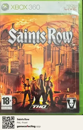Saints Row Xbox 360, PAL box front