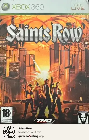 Saints Row Xbox 360, PAL box front