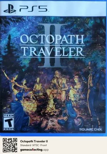Octopath Traveler II PlayStation 5, NTSC box front