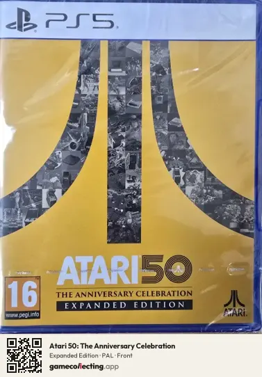 Atari 50: The Anniversary Celebration PlayStation 5, PAL box front