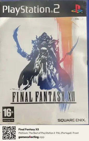 Final Fantasy XII PlayStation 2, Portugal box front