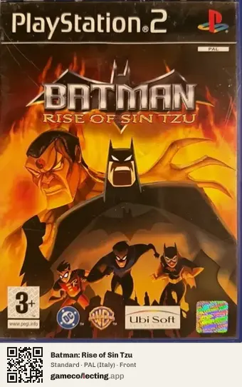 Batman: Rise of Sin Tzu PlayStation 2, Italy box front