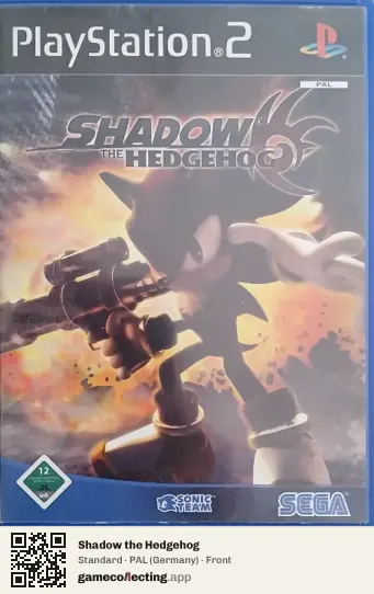 Shadow the Hedgehog PlayStation 2, Germany box front