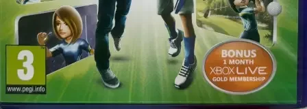 Kinect Sports: Season Two, the PEGI square on its front