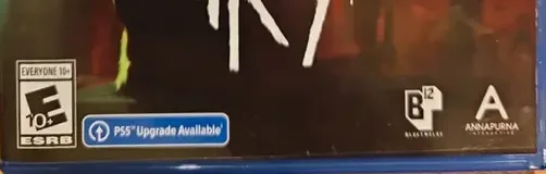 Stray, the ESRB box on its front