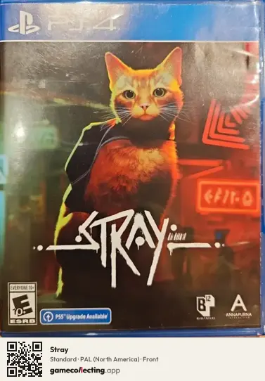 Stray PlayStation 4, North America box front