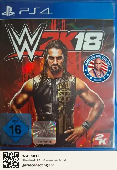WWE 2K18 PlayStation 4, Germany box front