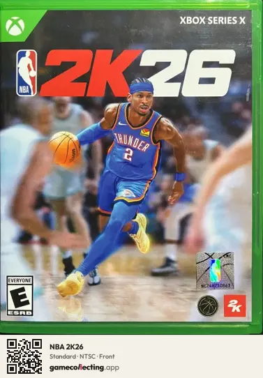 NBA 2K26 Xbox Series X, NTSC box front