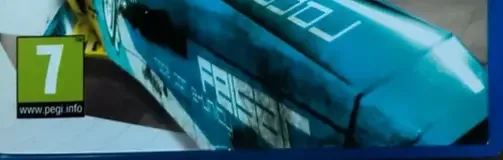 Wipeout Omega Collection, the PEGI square on its front