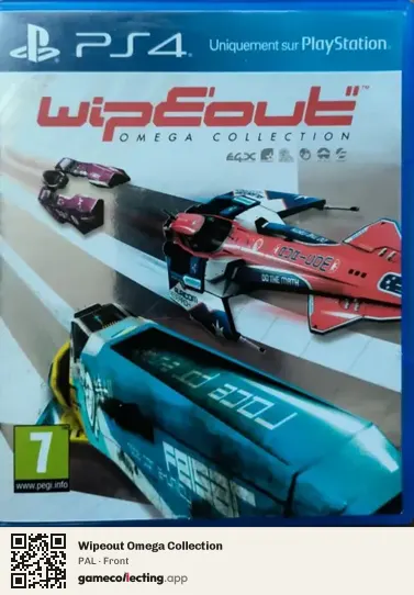 Wipeout Omega Collection PlayStation 4, PAL box front