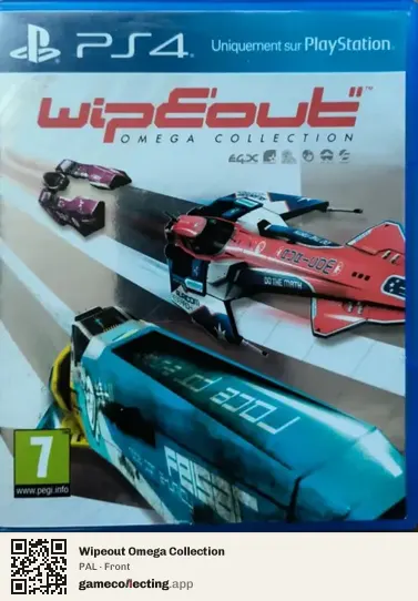 Wipeout Omega Collection PlayStation 4, PAL box front