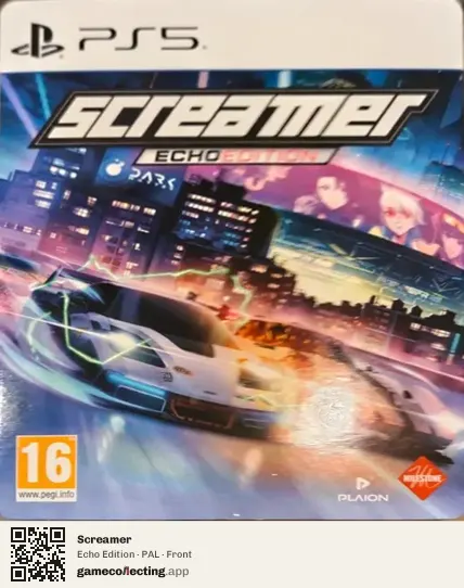 Screamer PlayStation 5, PAL box front
