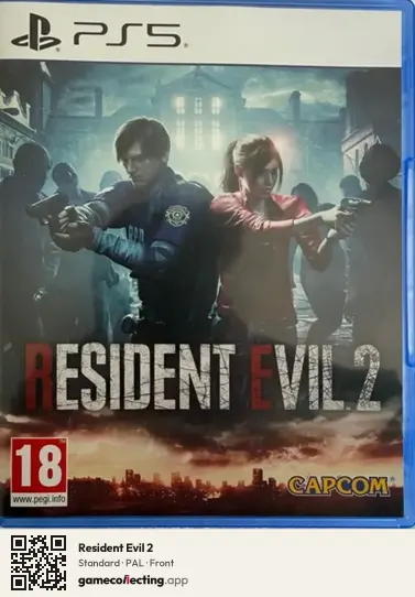 Resident Evil 2 PlayStation 5, PAL box front