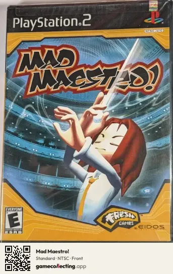 Mad Maestro! PlayStation 2, NTSC box front
