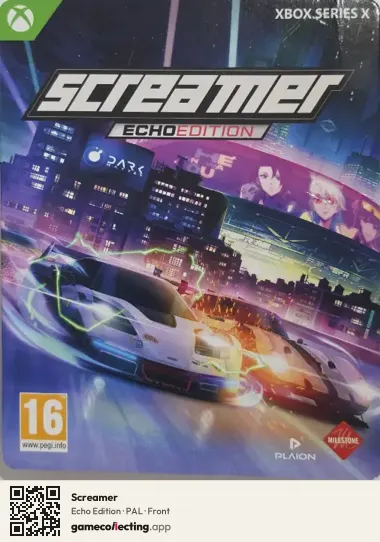 Screamer Xbox Series X, PAL box front