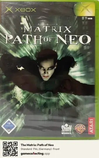 The Matrix: Path of Neo Xbox, Germany box front