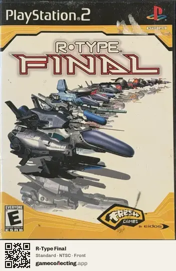 R-Type Final PlayStation 2, NTSC box front