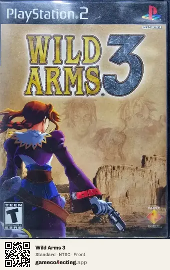 Wild Arms 3 PlayStation 2, NTSC box front