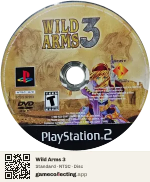 Wild Arms 3 PlayStation 2, NTSC disc