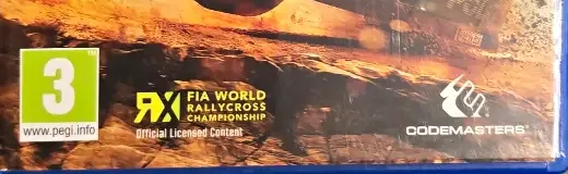 Dirt Rally, the USK square on its front