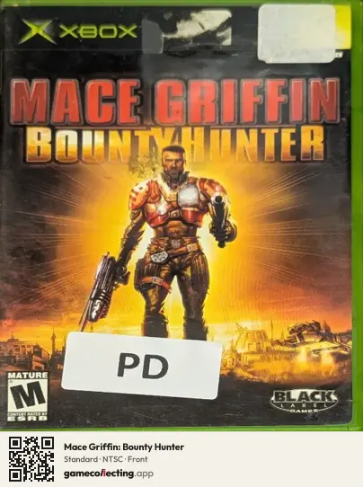 Mace Griffin: Bounty Hunter Xbox, NTSC box front